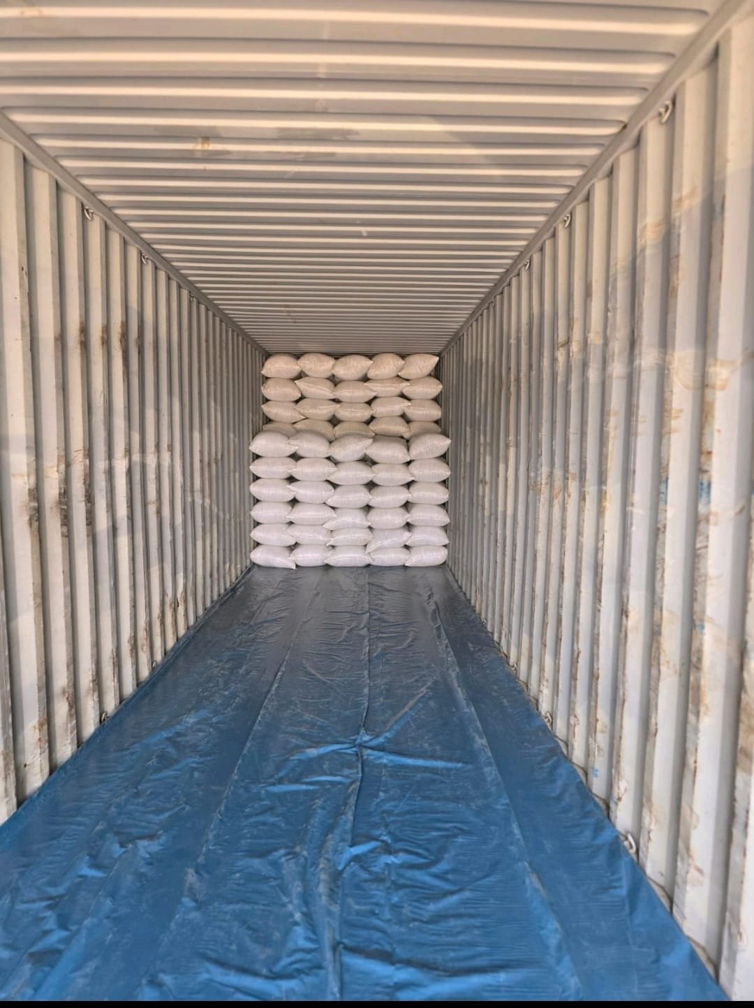 Logistics fleet at Al Saad botanical processing factory